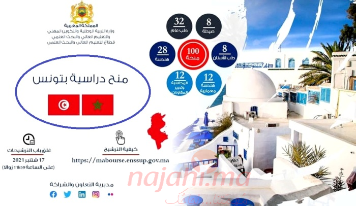 بكالوريا منح تونس 100 منحة الطب والهندسة.. Bourse Tunisie 2022 2021